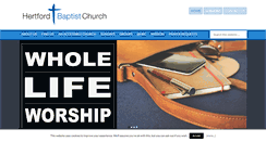 Desktop Screenshot of hertfordbaptist.org.uk